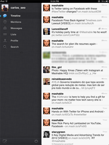 Twitter - iPad