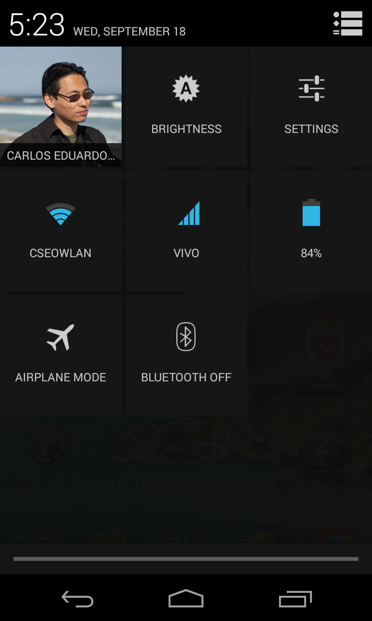 Android Jelly Bean settings