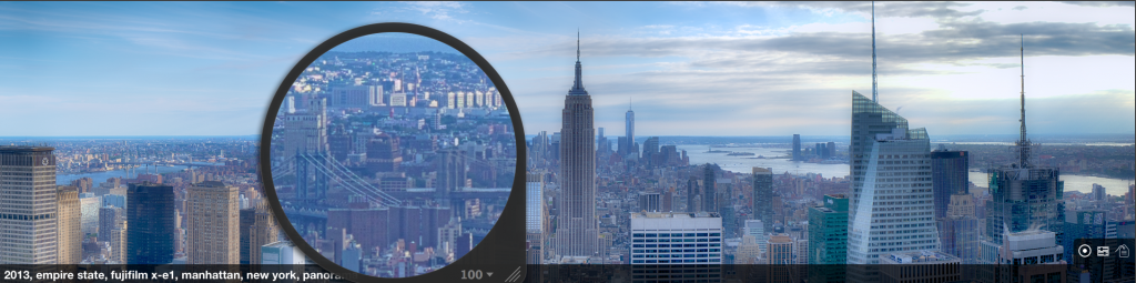 Panorama of lower Manhattan - Details