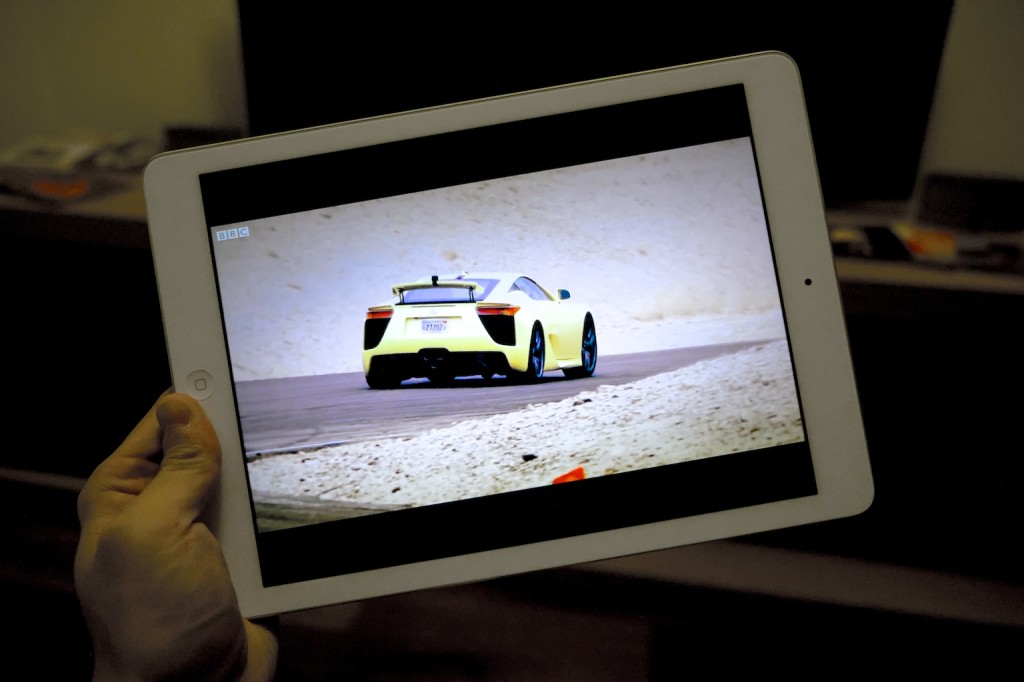 iPad Air - Video playing