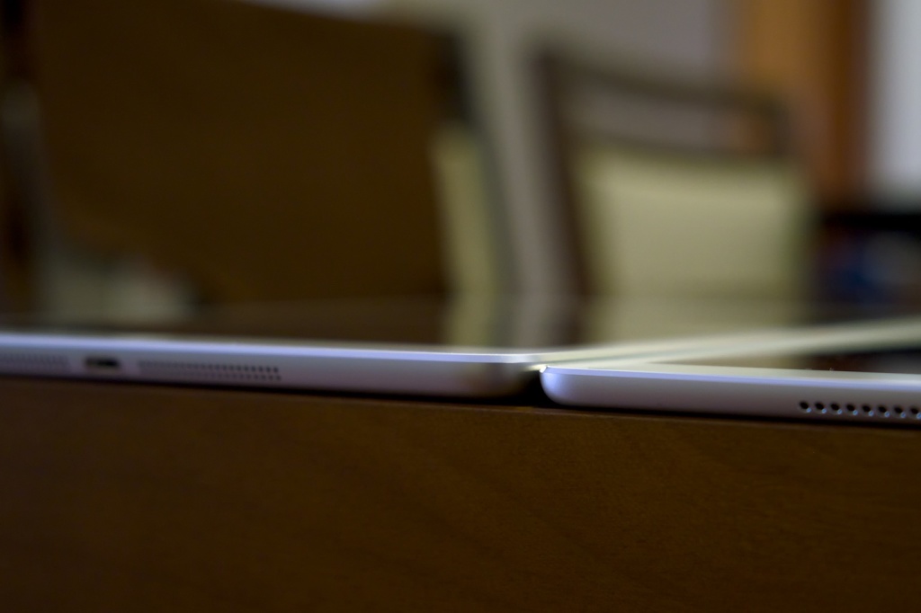 iPad Air 2 vs iPad Air: thickness
