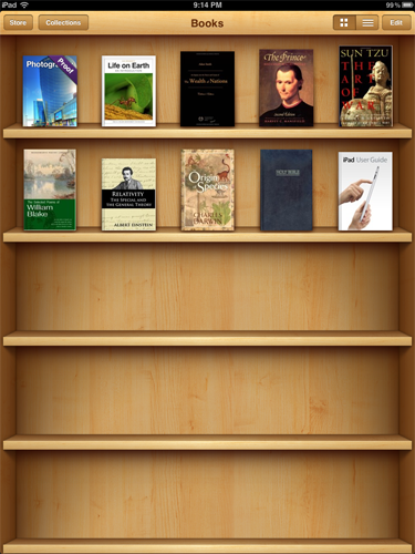 iBooks Author iPad preview