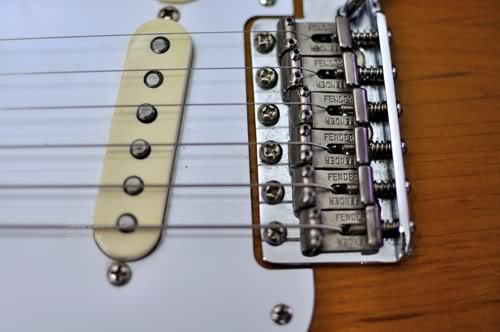 Fender American Vintage '57 Stratocaster bridge saddles