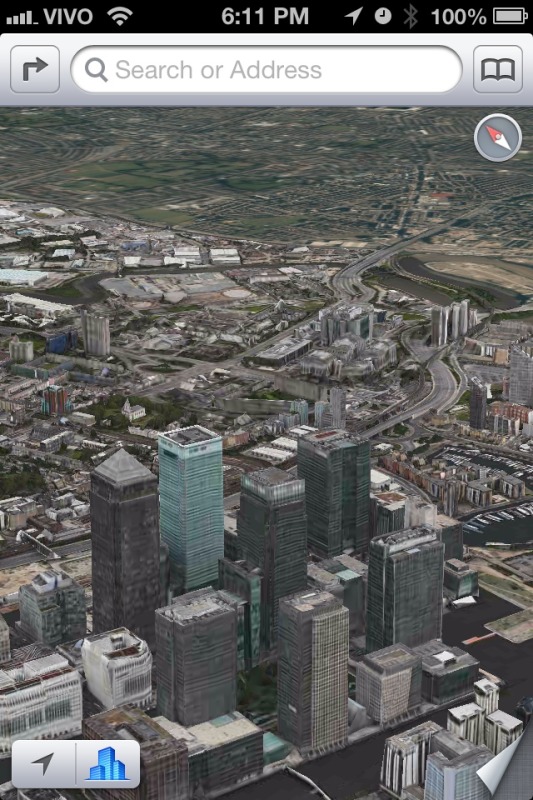 iOS 6: Incomplete rendering in London