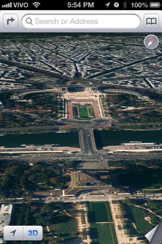 iOS 6: No Flyover in Paris