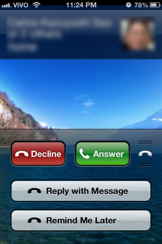 iOS 6 - Auto reply feature
