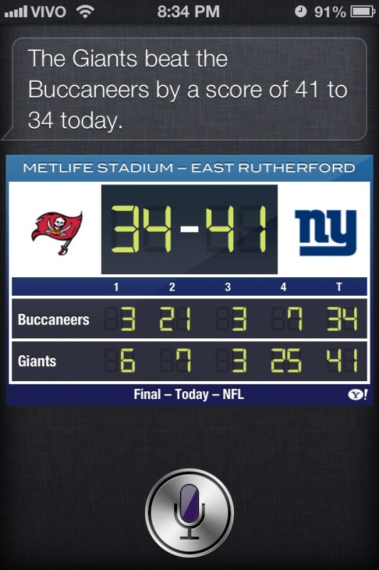 iOS 6 - Siri knows about sports